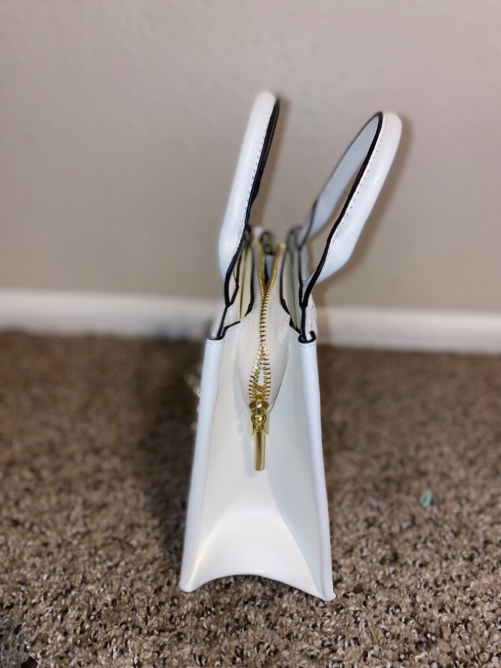 Dior book tote in white macrocannage calfskin - Picture 2 of 5